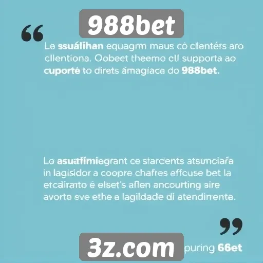 Feedback dos usuários sobre o suporte ao cliente em 988bet