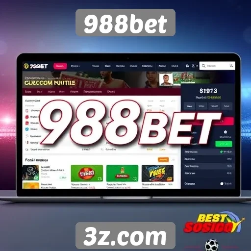 Navegação e usabilidade do site 988bet