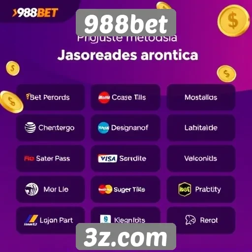 Métodos de pagamento disponíveis no 988bet