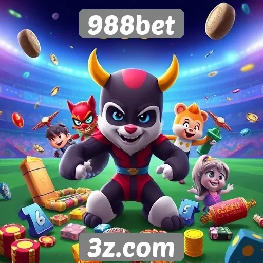 Variedade de jogos disponíveis no 988bet